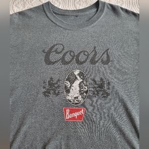 Men's Large Coors Banquet Tee Shirt